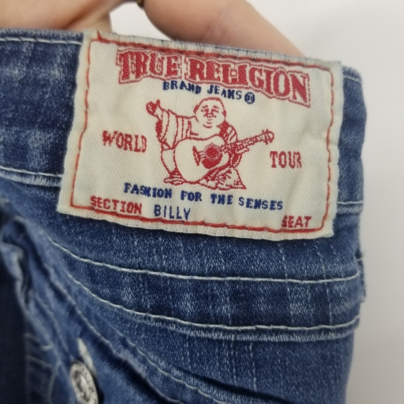 True Religion Billy Distressed Straight-Leg Jean - Picture 13 of 15